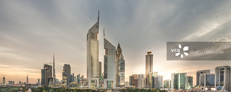 阿联酋双子塔图片素材