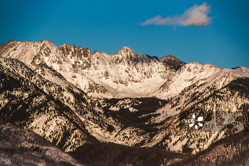 科罗拉多落基山脉图片素材