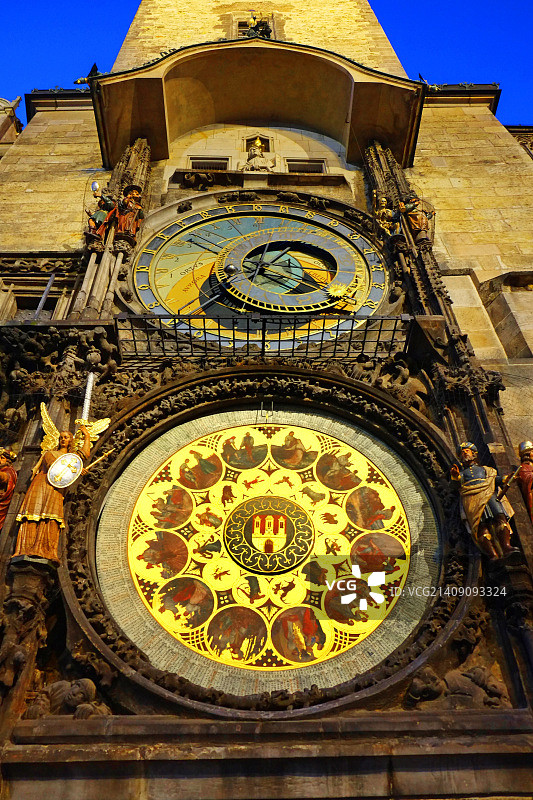 天文钟图片素材