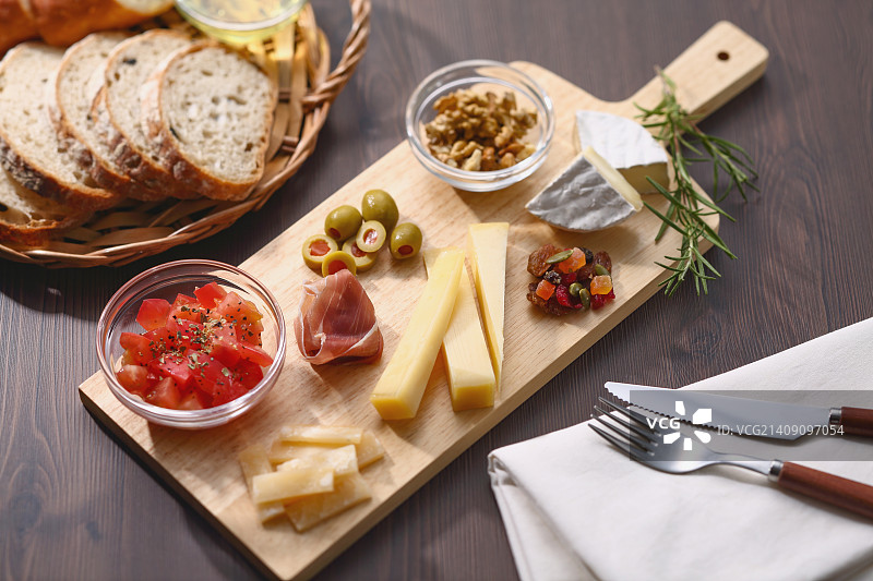 什锦餐前小吃图片素材