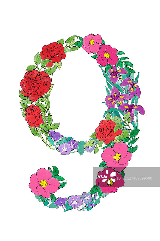 民间绘画字体设计图片素材