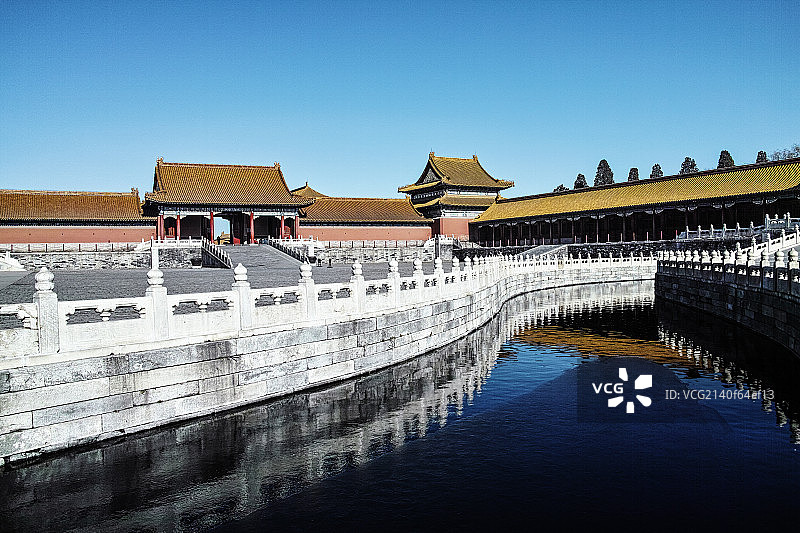 故宫金水河和昭德门图片素材