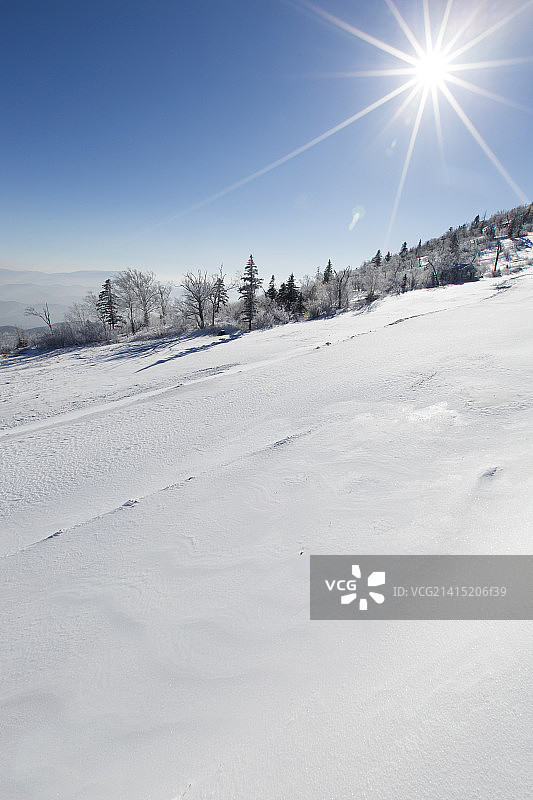 滑雪胜地图片素材