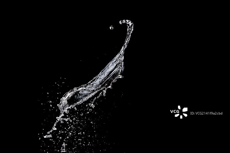 泼洒的水图片素材