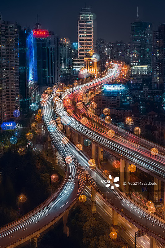 都市高架图片素材