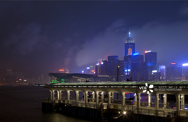香港夜景图片素材