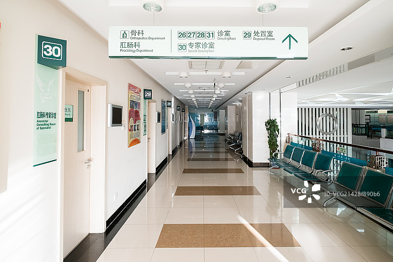 现代医院内景图片素材