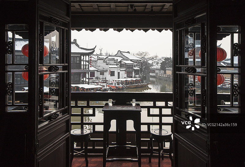 朱家角古镇图片素材