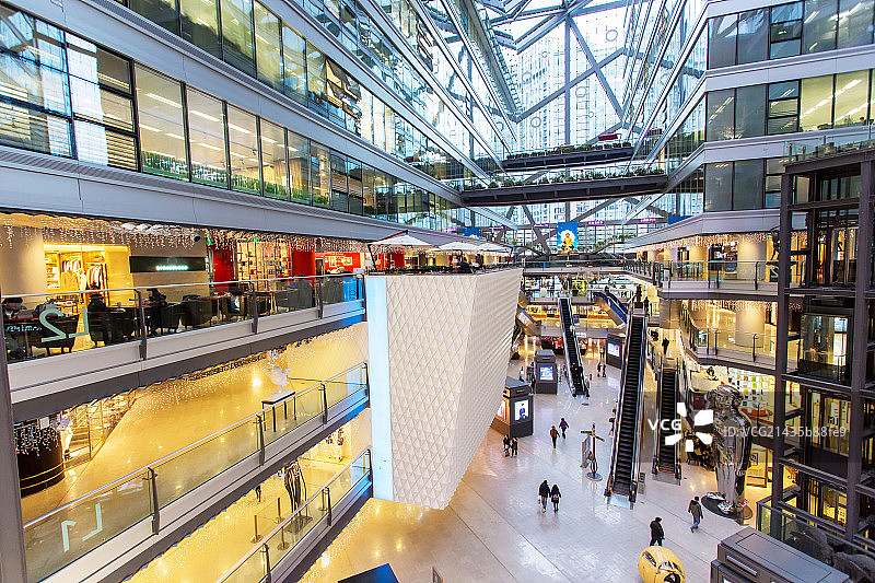 北京CBD室内建筑图片素材