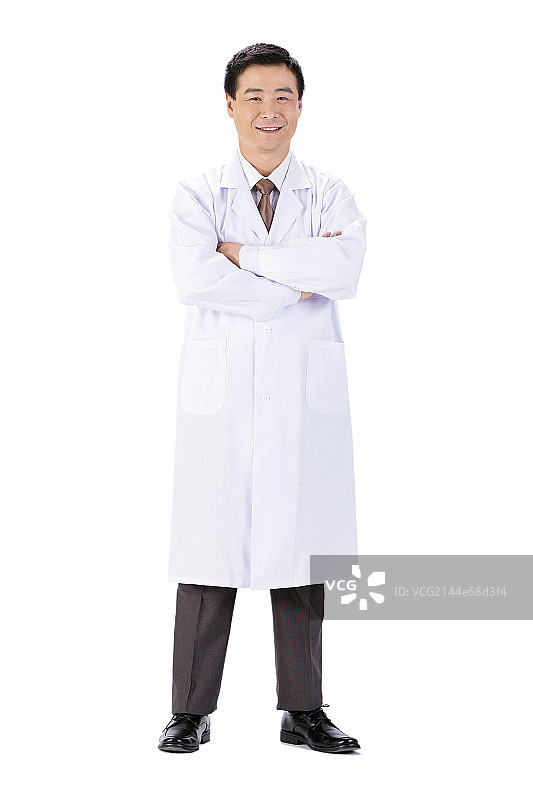 中年医生肖像图片素材