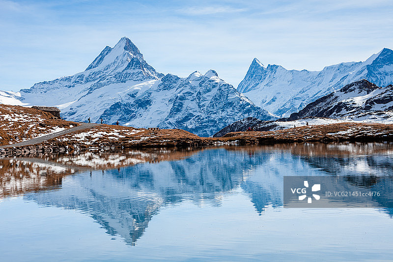 阿尔卑斯湖光山色Grossenegg图片素材