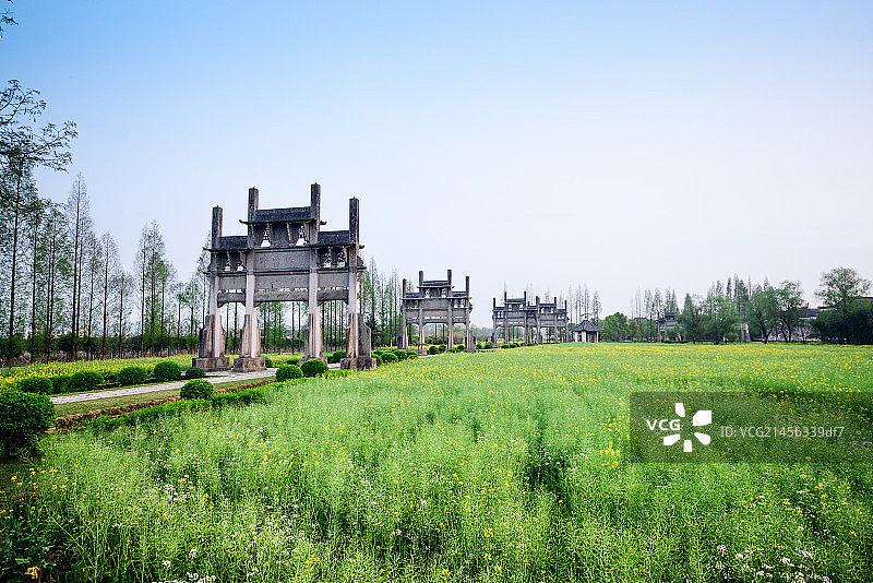 安徽棠樾牌坊群图片素材