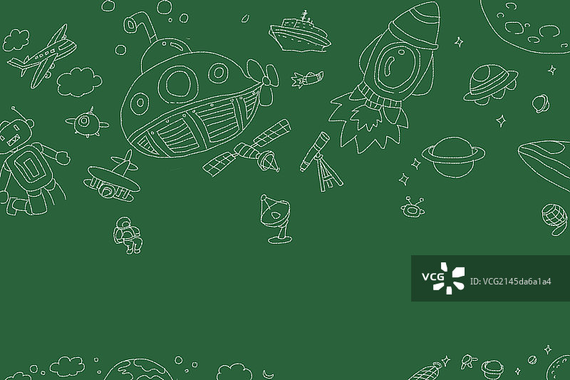 各种飞行器插画图片素材