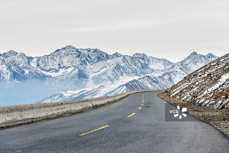 四川省小金县高原公路图片素材