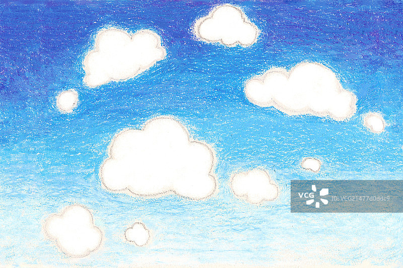 蓝天白云图片素材