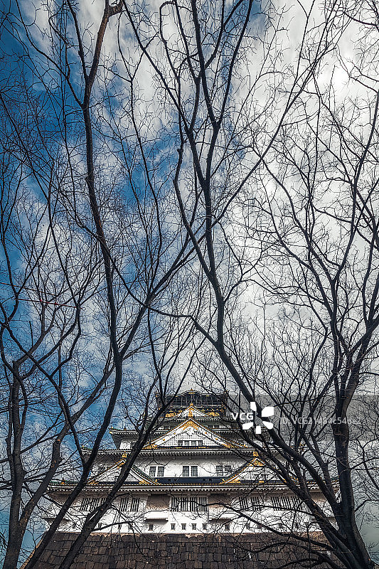 日本大板天守阁图片素材