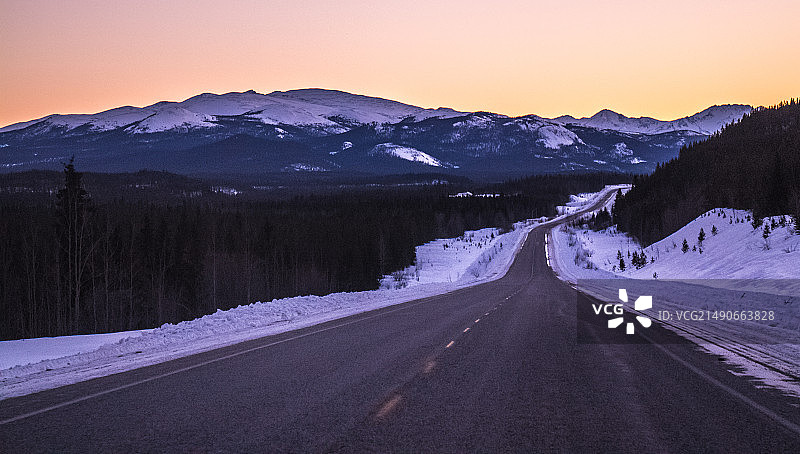 阿拉斯加公路图片素材