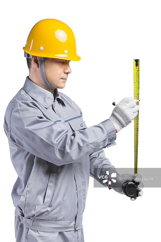 建筑工人肖像图片素材