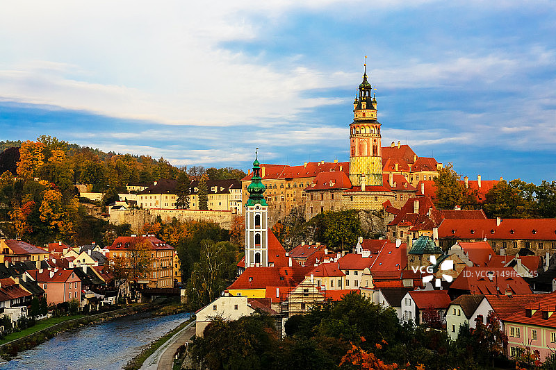 捷克克鲁姆洛夫城堡图片素材
