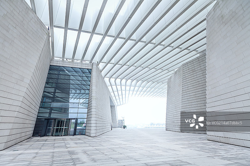 青岛大剧院外立面图片素材