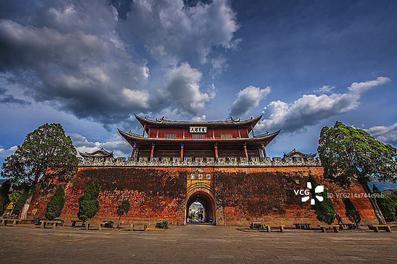 巍山古城图片素材