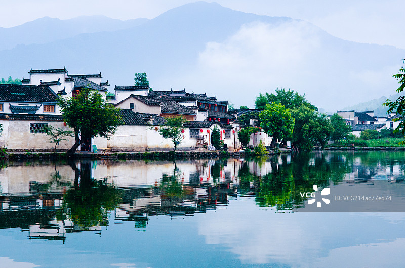 安徽宏村古镇图片素材