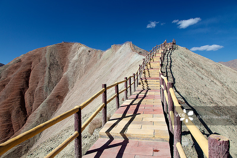 甘肃省张掖丹霞国家地质公园图片素材