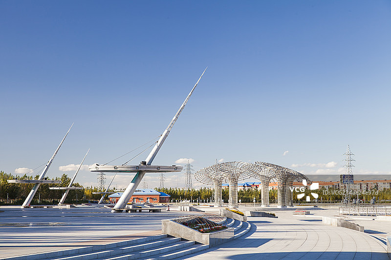 大庆石油广场图片素材