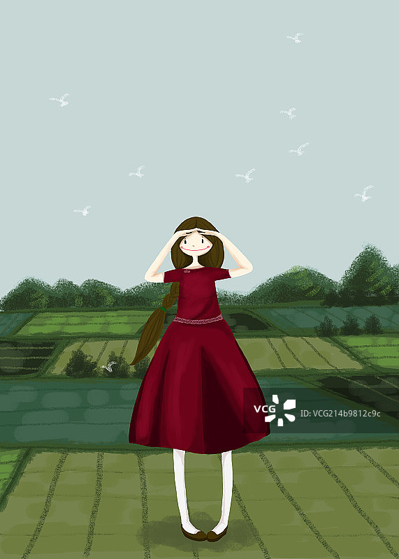 红裙子图片素材