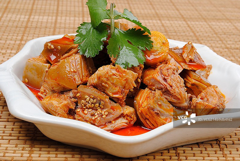 老干妈兔丁图片素材