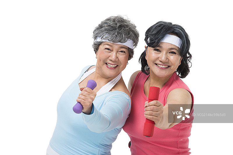 老年女性运动健身图片素材