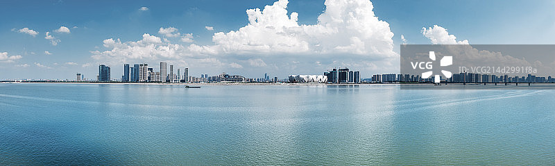 杭州城市全景图片素材