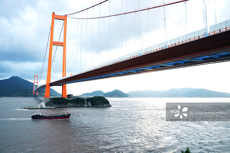 浙江省舟山西堠门大桥图片素材