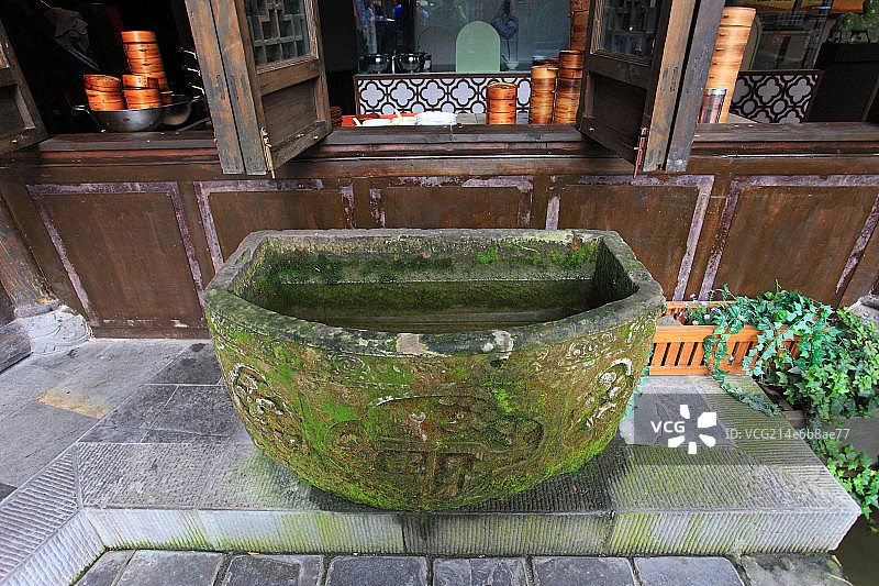 成都锦里古街图片素材