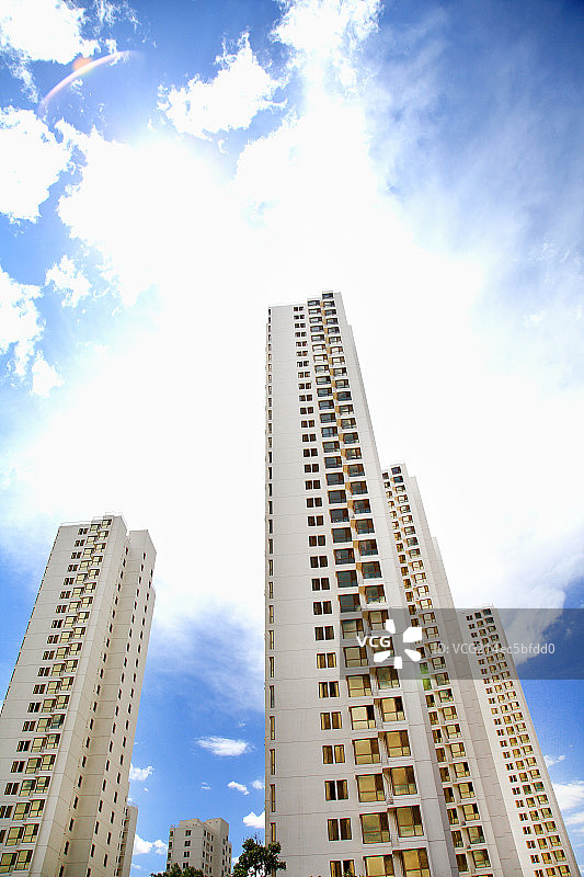 白色建筑群图片素材