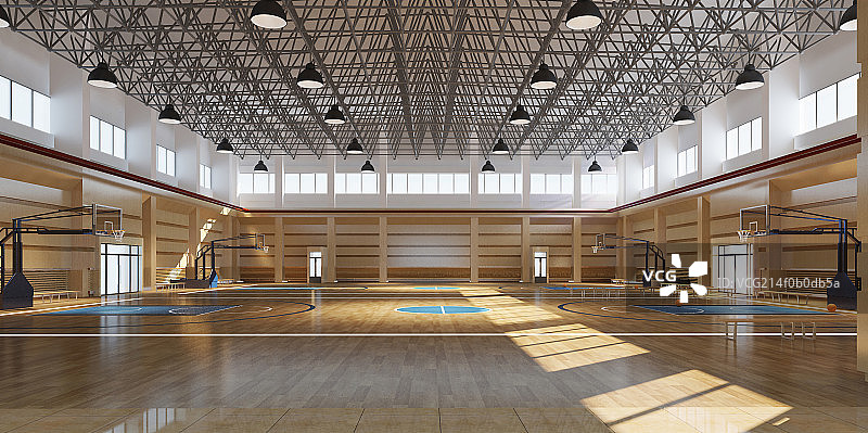电脑绘图篮球馆图片素材