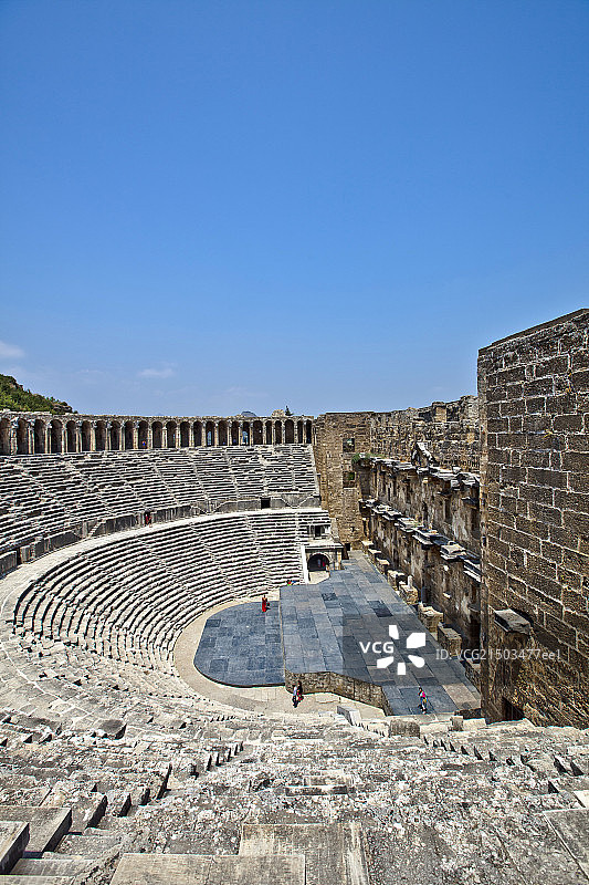 土耳其安塔利亚阿斯班度古城图片素材