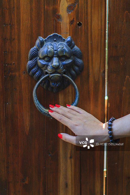 门环玉手图片素材