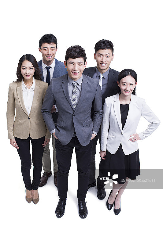自信的商务团队图片素材