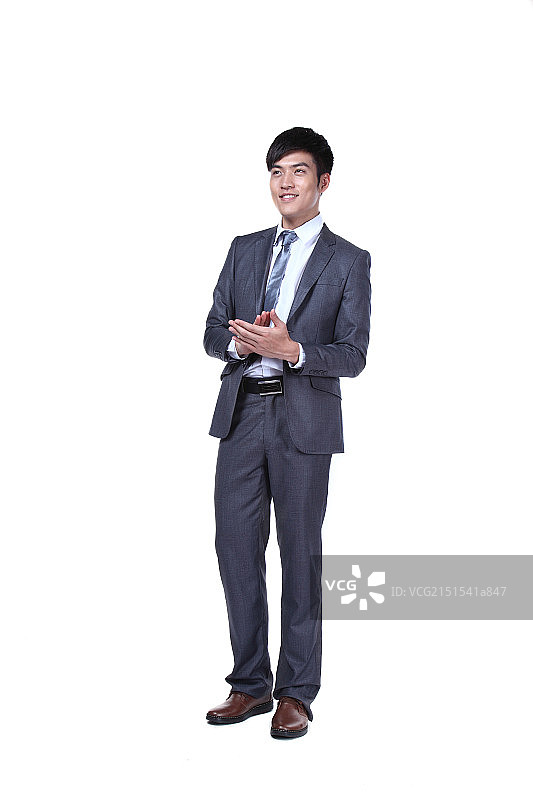 穿正装的商务男图片素材