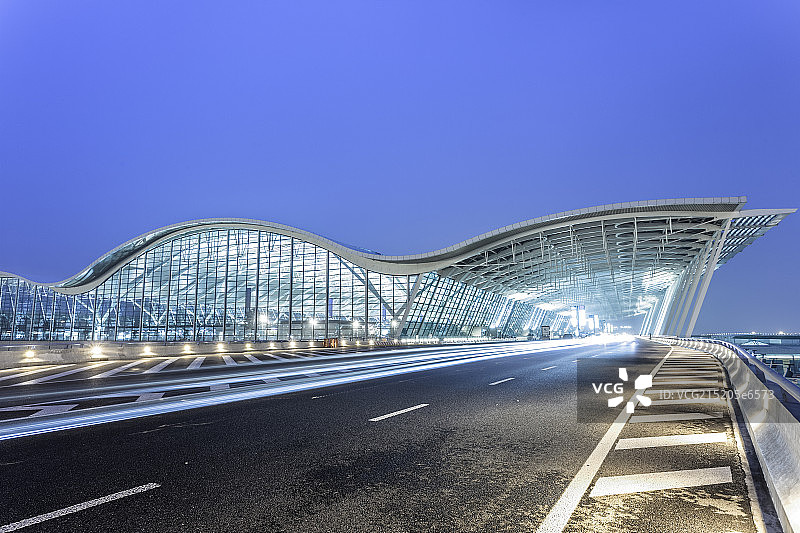 上海浦东国际机场图片素材