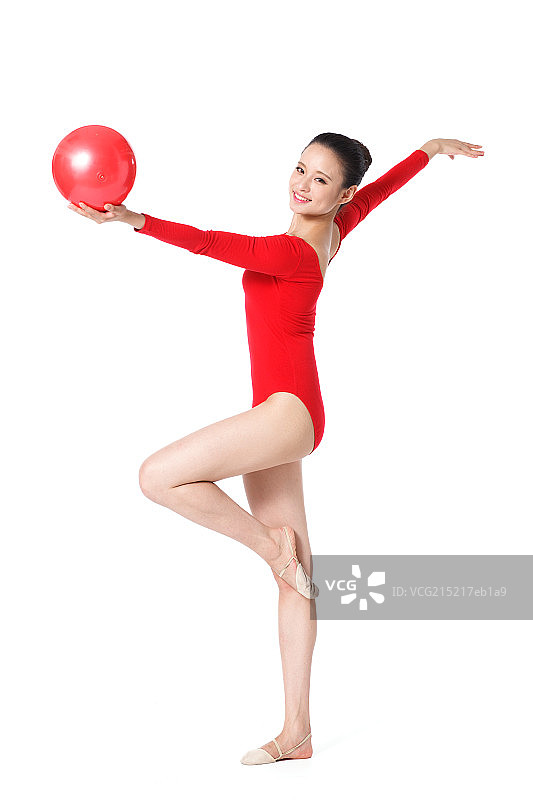 体操女运动员图片素材