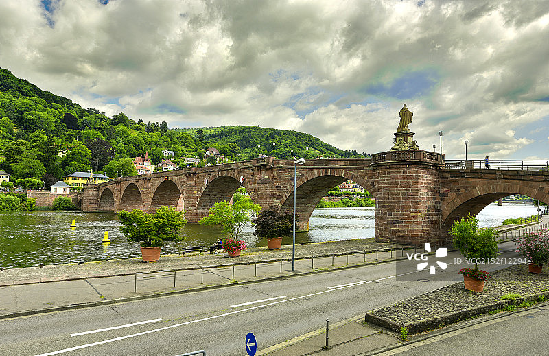 海德堡老桥图片素材