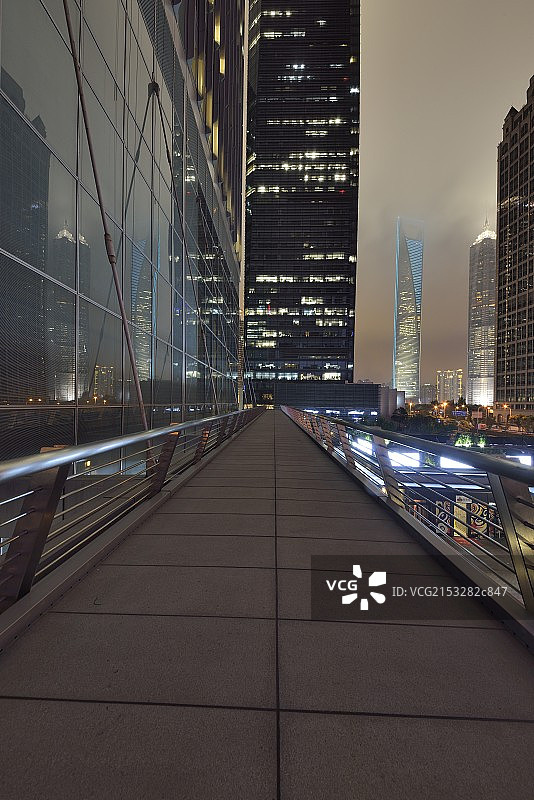 天桥夜景图片素材