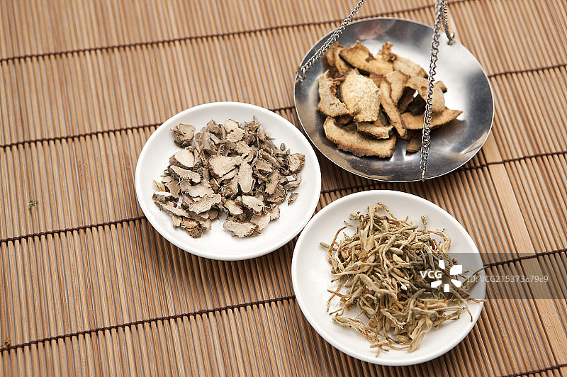 中药,金银花,石菖蒲,香橼图片素材