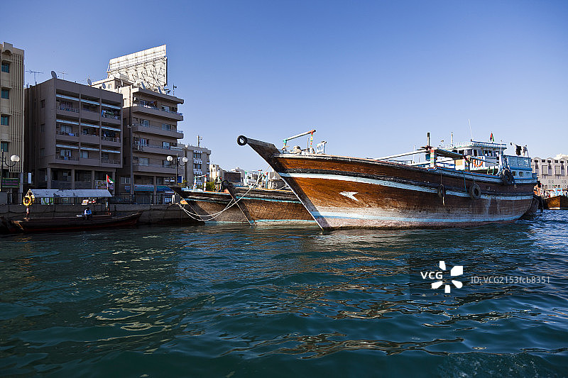 迪拜老城城市风光图片素材