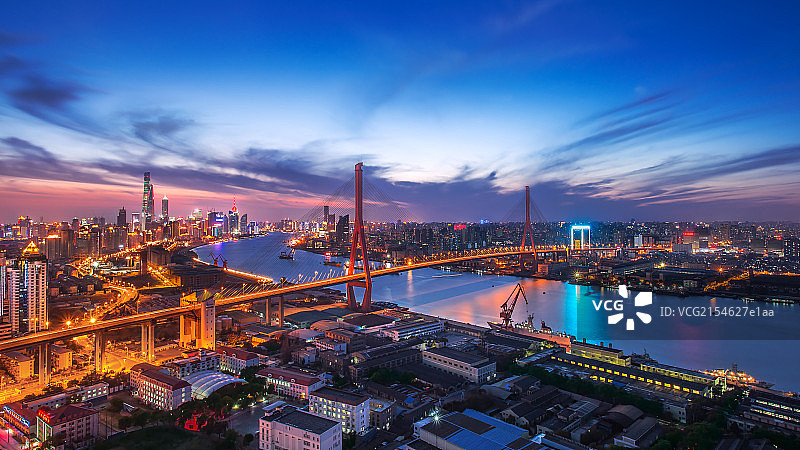 日落杨浦图片素材