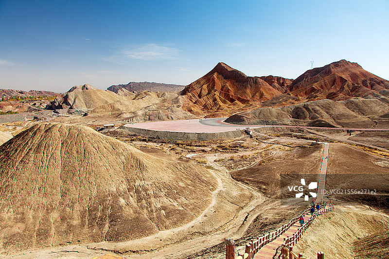 甘肃张掖丹霞国家地质公园图片素材