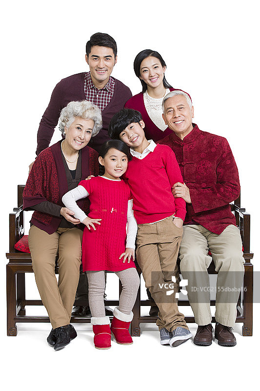 开心的一家人图片素材