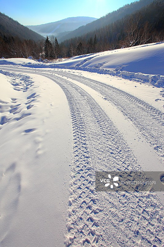 黑龙江省双峰林场雪乡图片素材